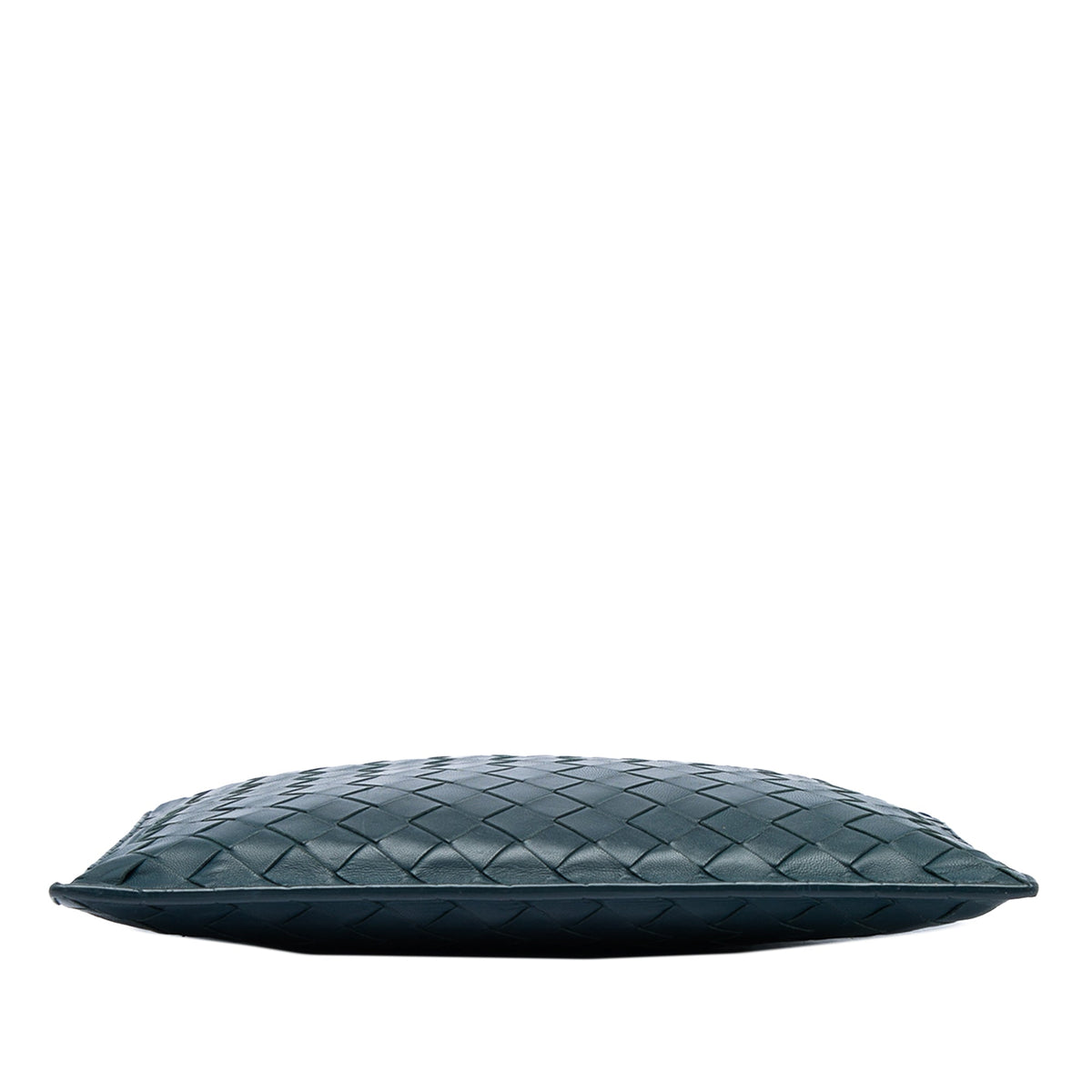Bottega Veneta Nappa Intrecciato Clutch — Blue