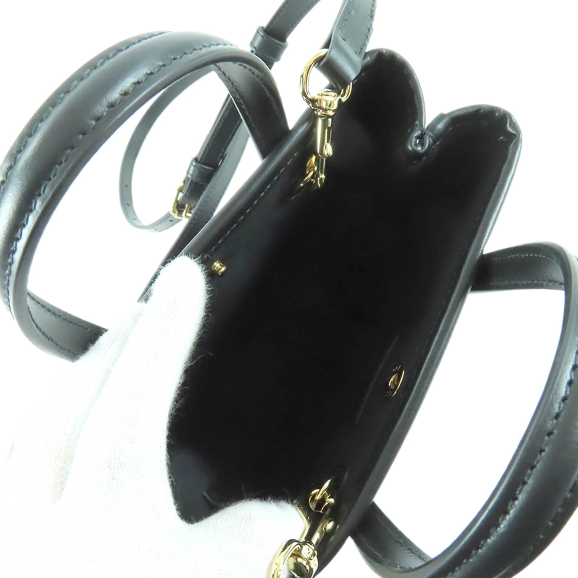 Gucci Super Mini GG Debossed Calfskin Satchel