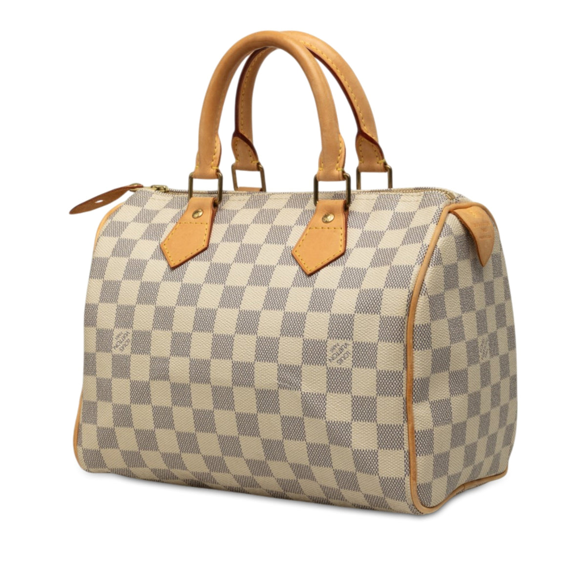 Louis Vuitton Damier Azur Speedy 25 — White