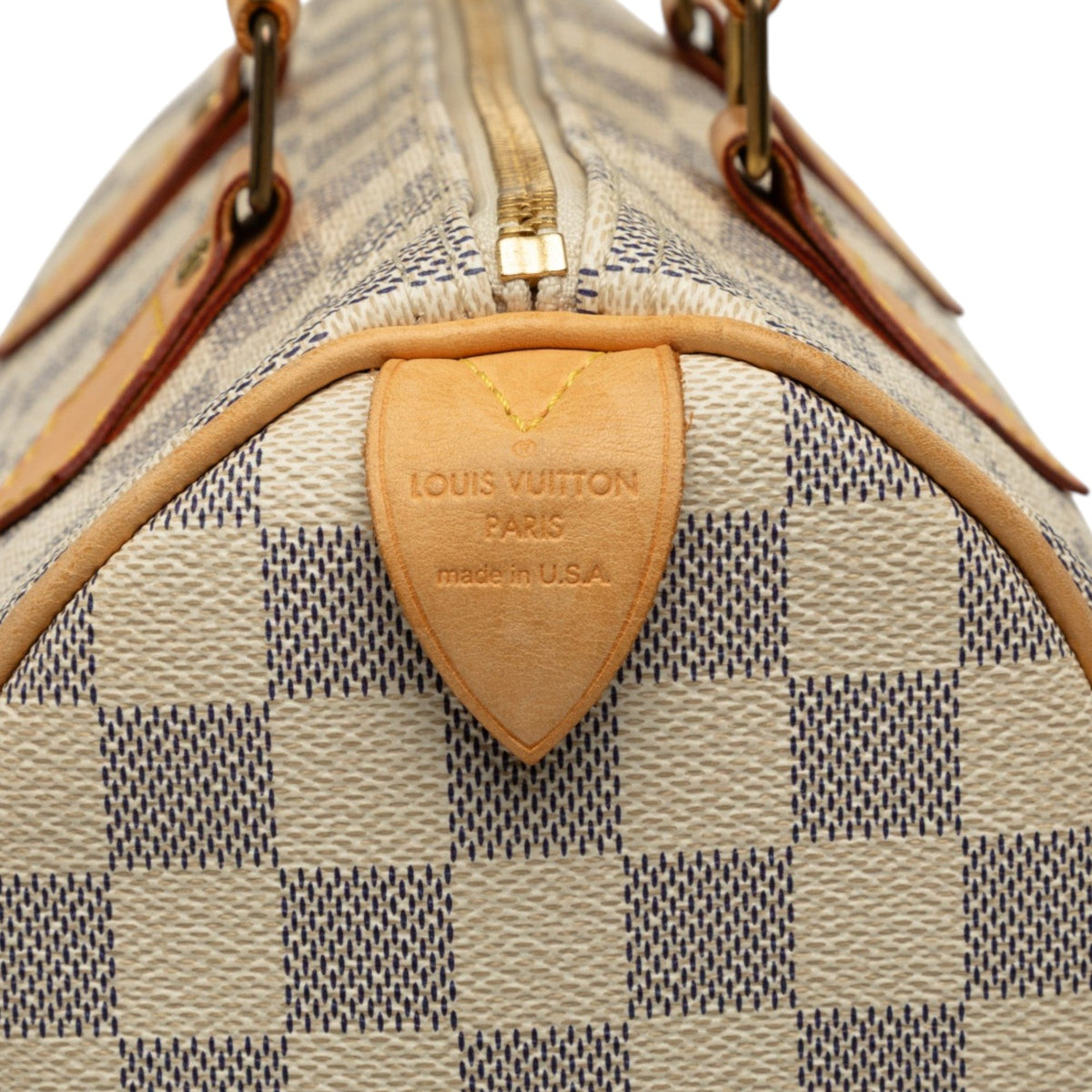 Louis Vuitton Damier Azur Speedy 25 — White