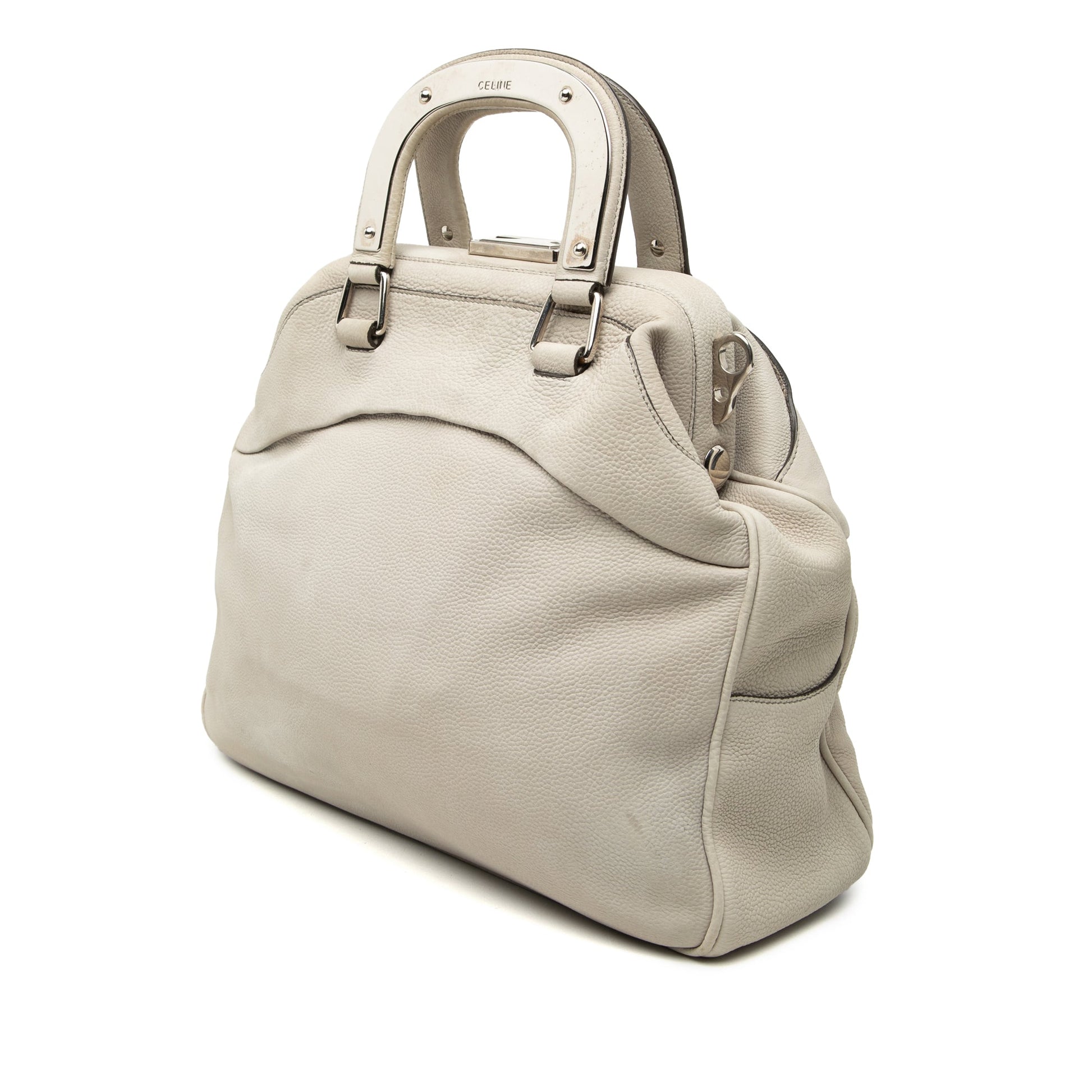 Celine Grained Calfskin Soft Frame Doctor Bag