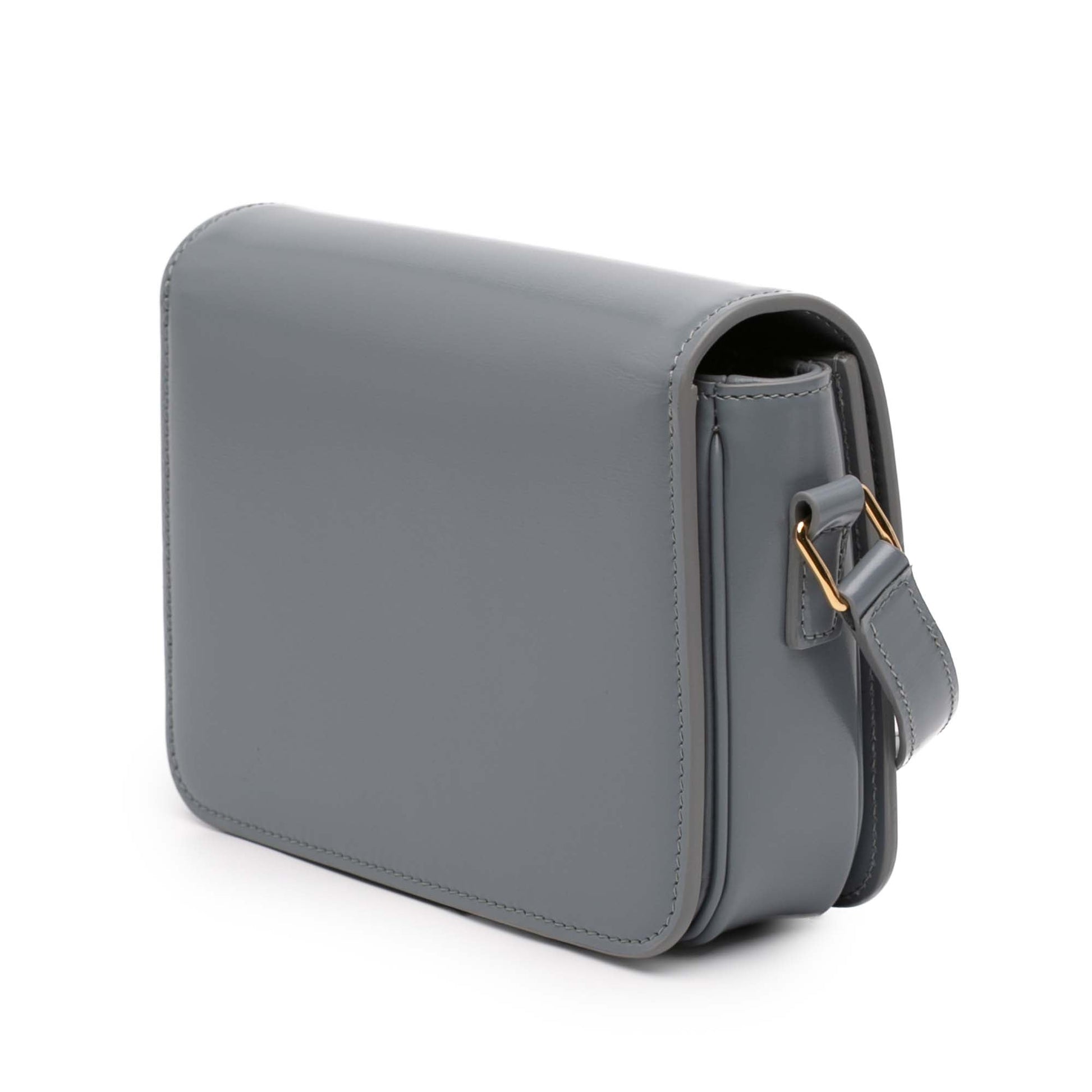 Celine Teen Shiny Calfskin Triomphe Crossbody