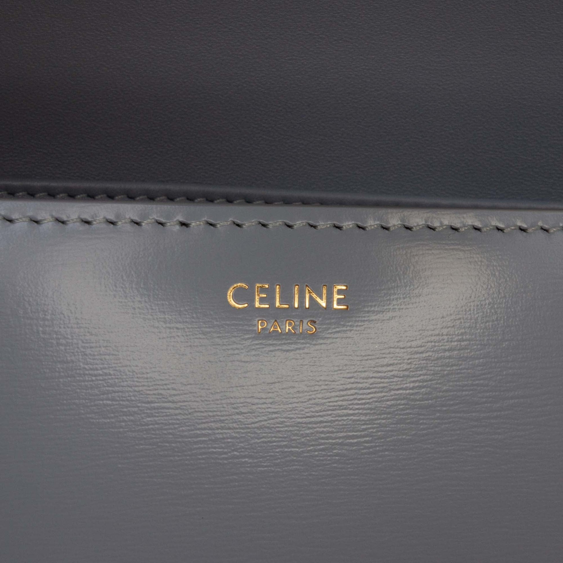 Celine Teen Shiny Calfskin Triomphe Crossbody
