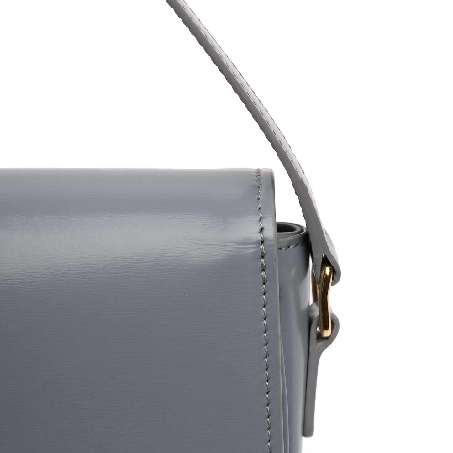Celine Teen Shiny Calfskin Triomphe Crossbody