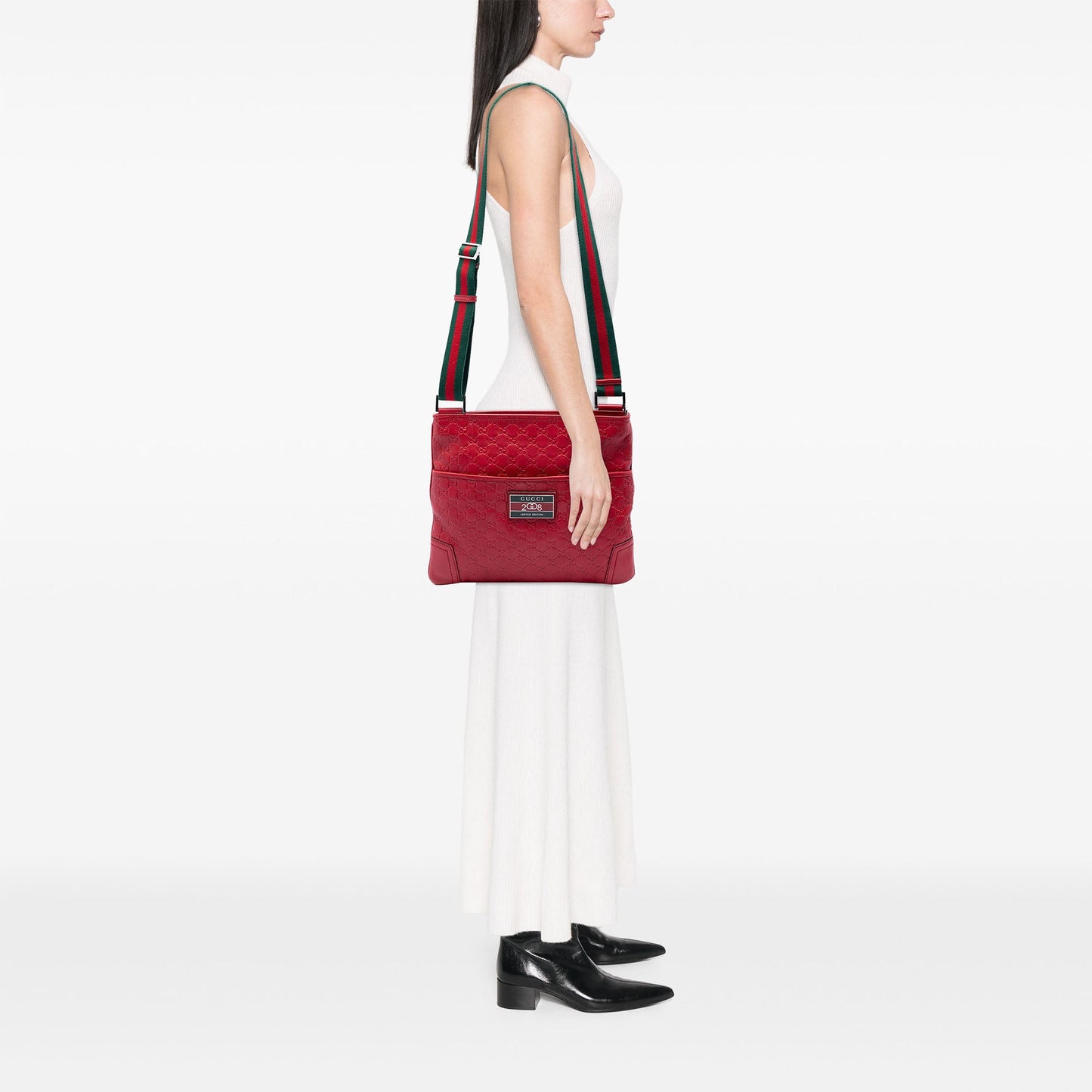 Gucci Beijing Olympics Edition Guccissima Web Crossbody