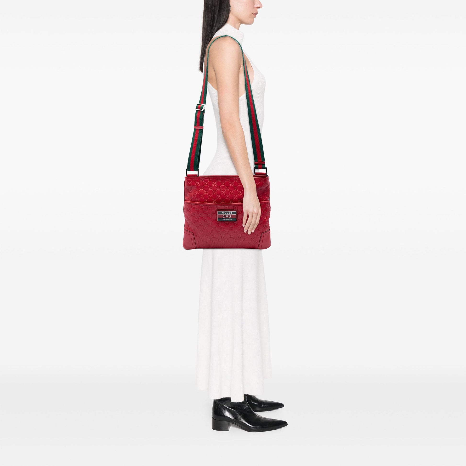 Gucci Beijing Olympics Edition Guccissima Web Crossbody