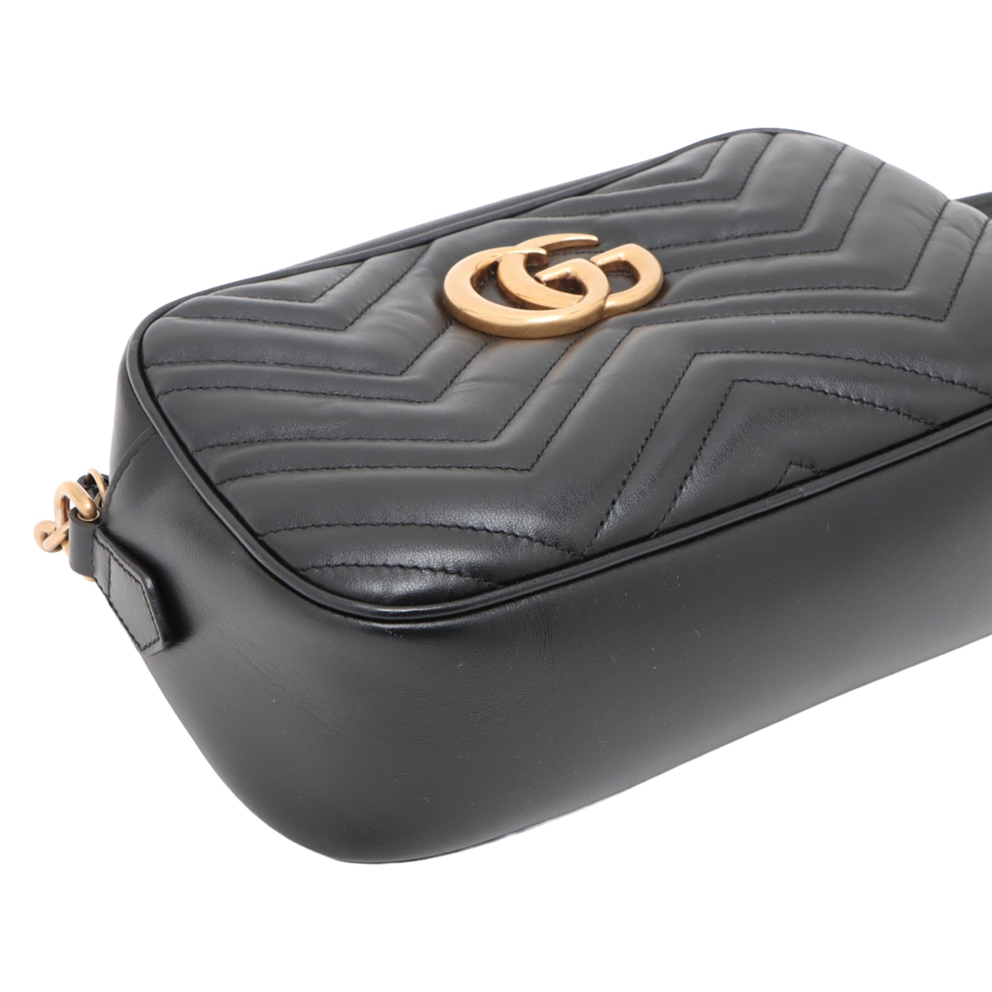 Gucci Small GG Marmont Matelasse Calfskin Crossbody
