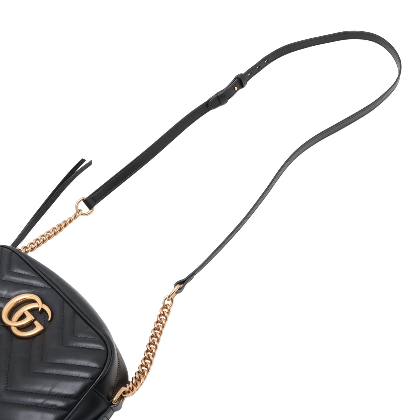 Gucci Small GG Marmont Matelasse Calfskin Crossbody