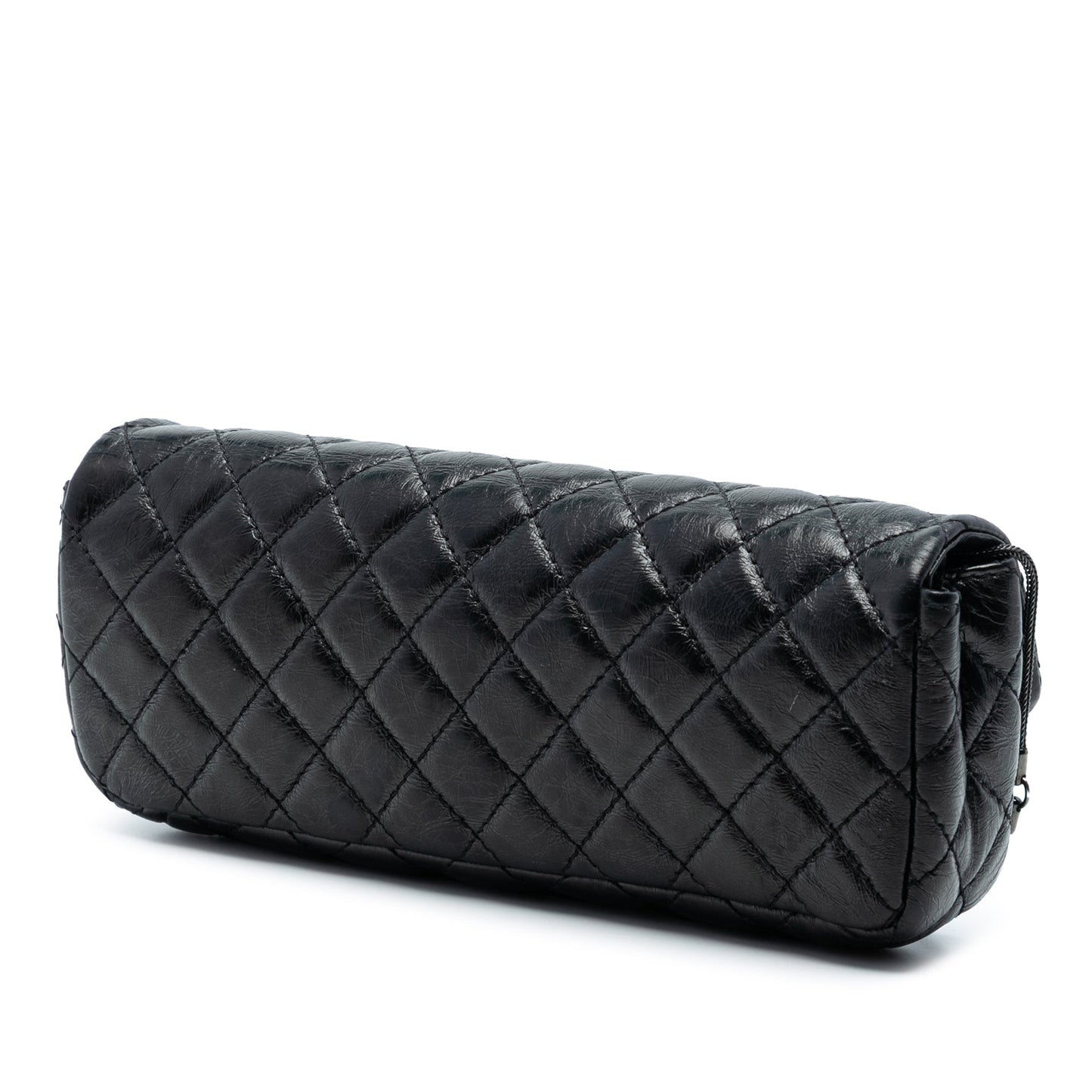 Chanel Quilted Glazed Calfskin Reissue 2.55 Clutch with Chain