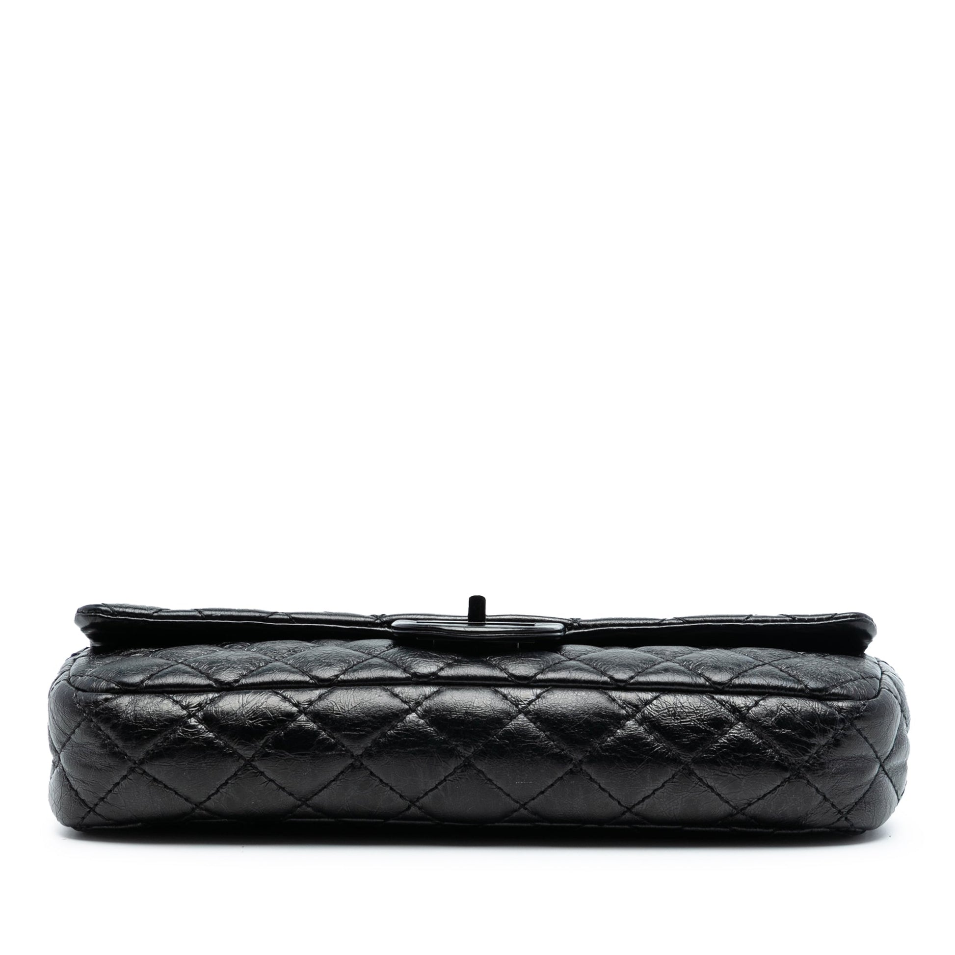 Chanel Quilted Glazed Calfskin Reissue 2.55 Clutch with Chain