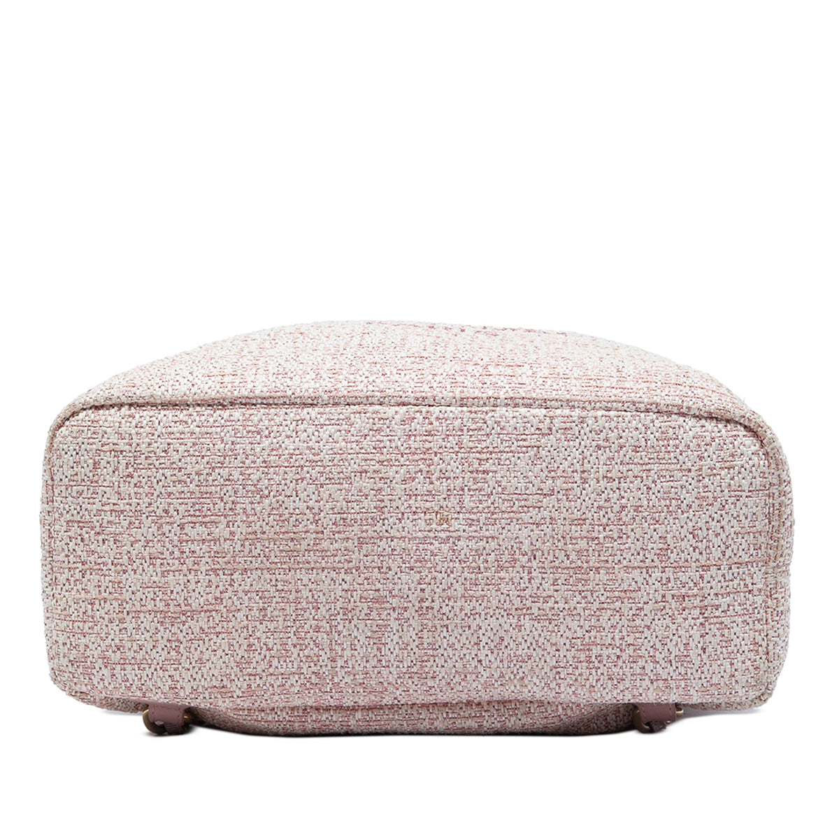 Chanel Tweed Deauville Drawstring Backpack — Pink