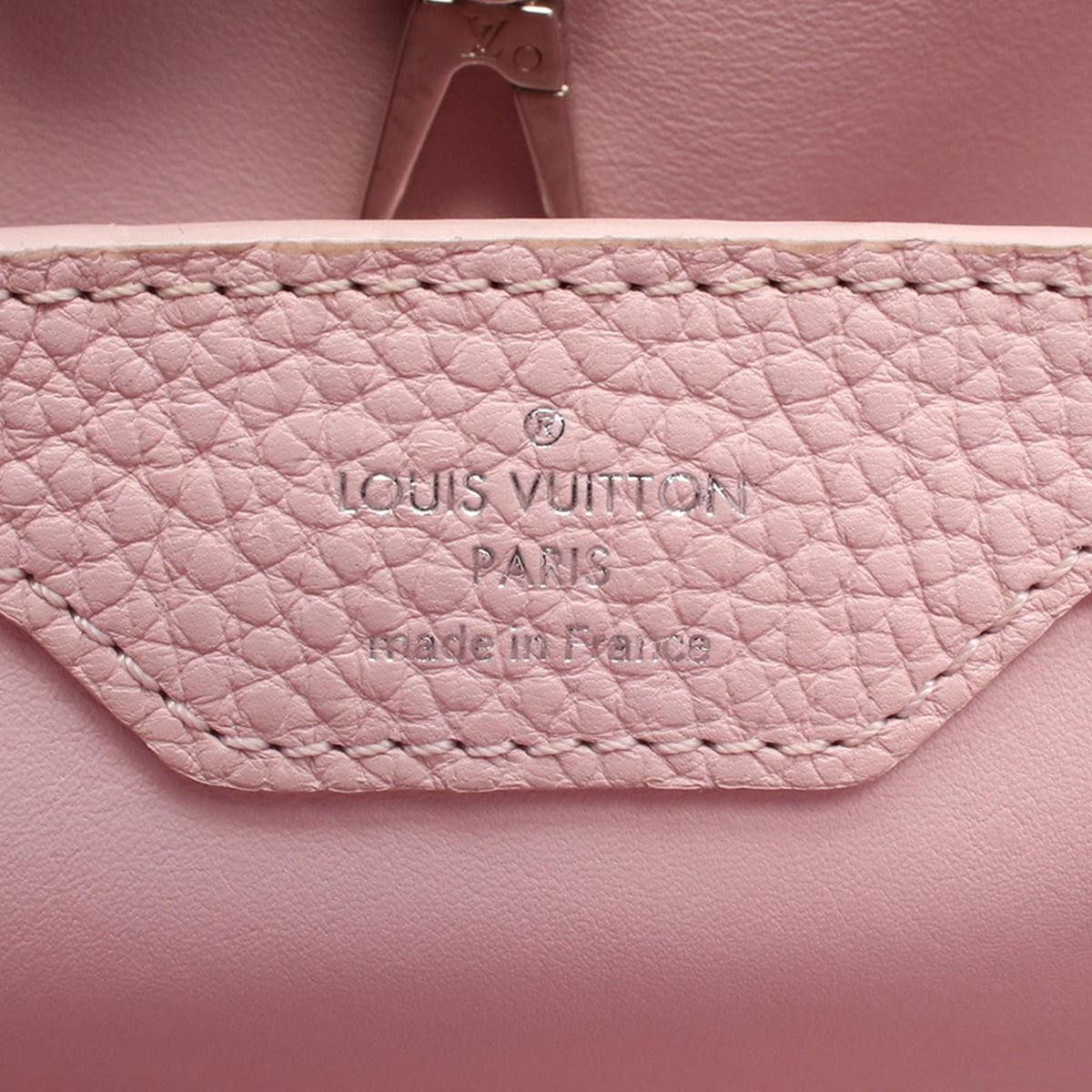 Louis Vuitton Taurillon Flowers Capucines BB — Pink