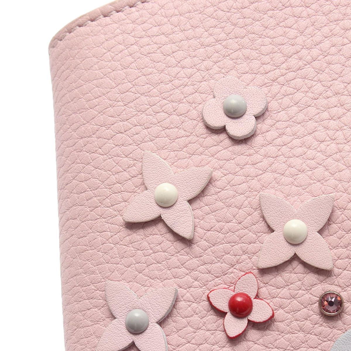 Louis Vuitton Taurillon Flowers Capucines BB — Pink