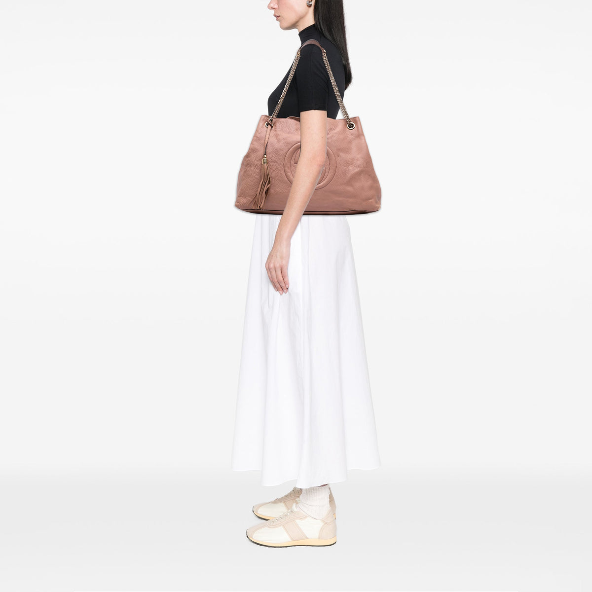 Gucci Large Calfskin Soho Chain Tote