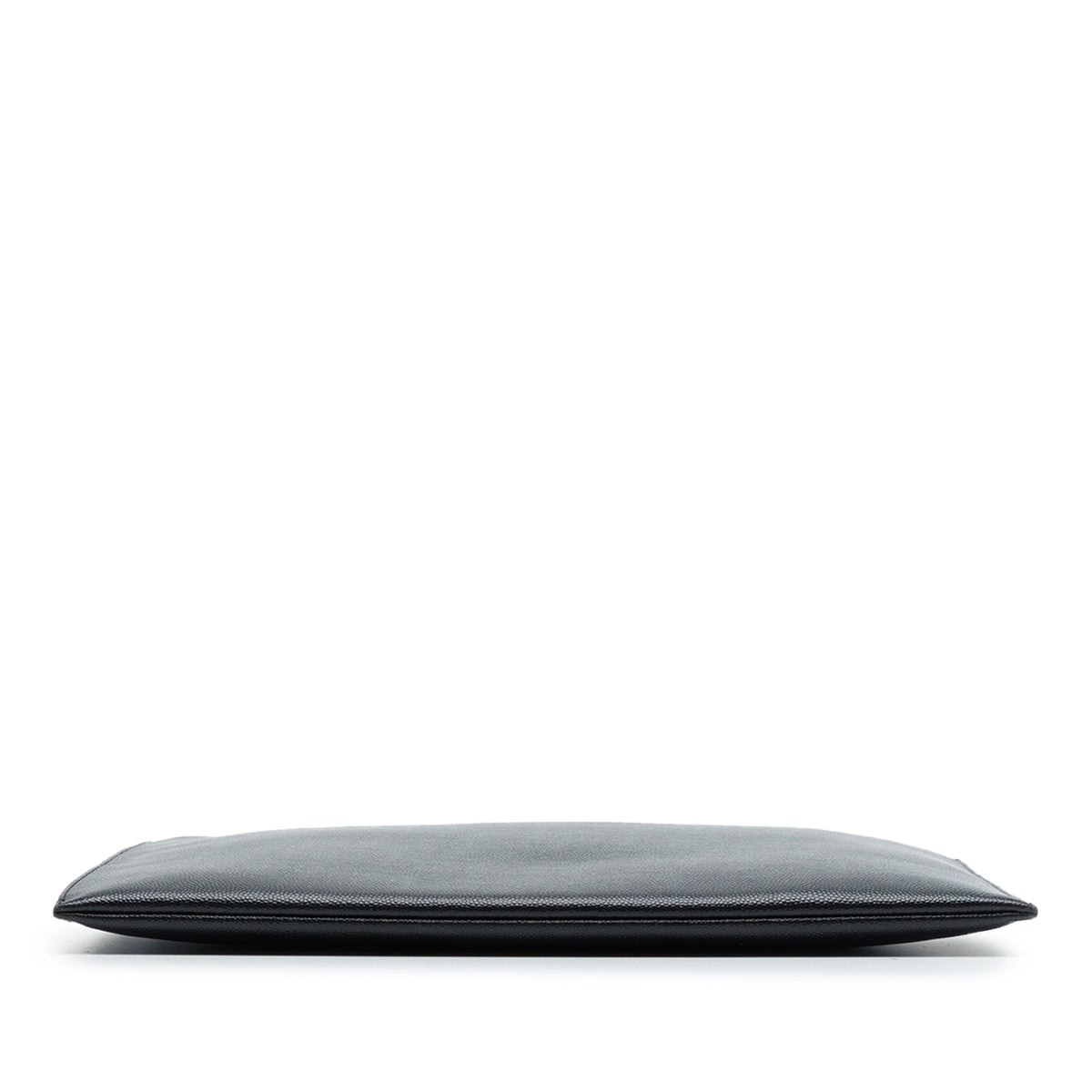 Saint Laurent Grain De Poudre Zip Clutch — Black