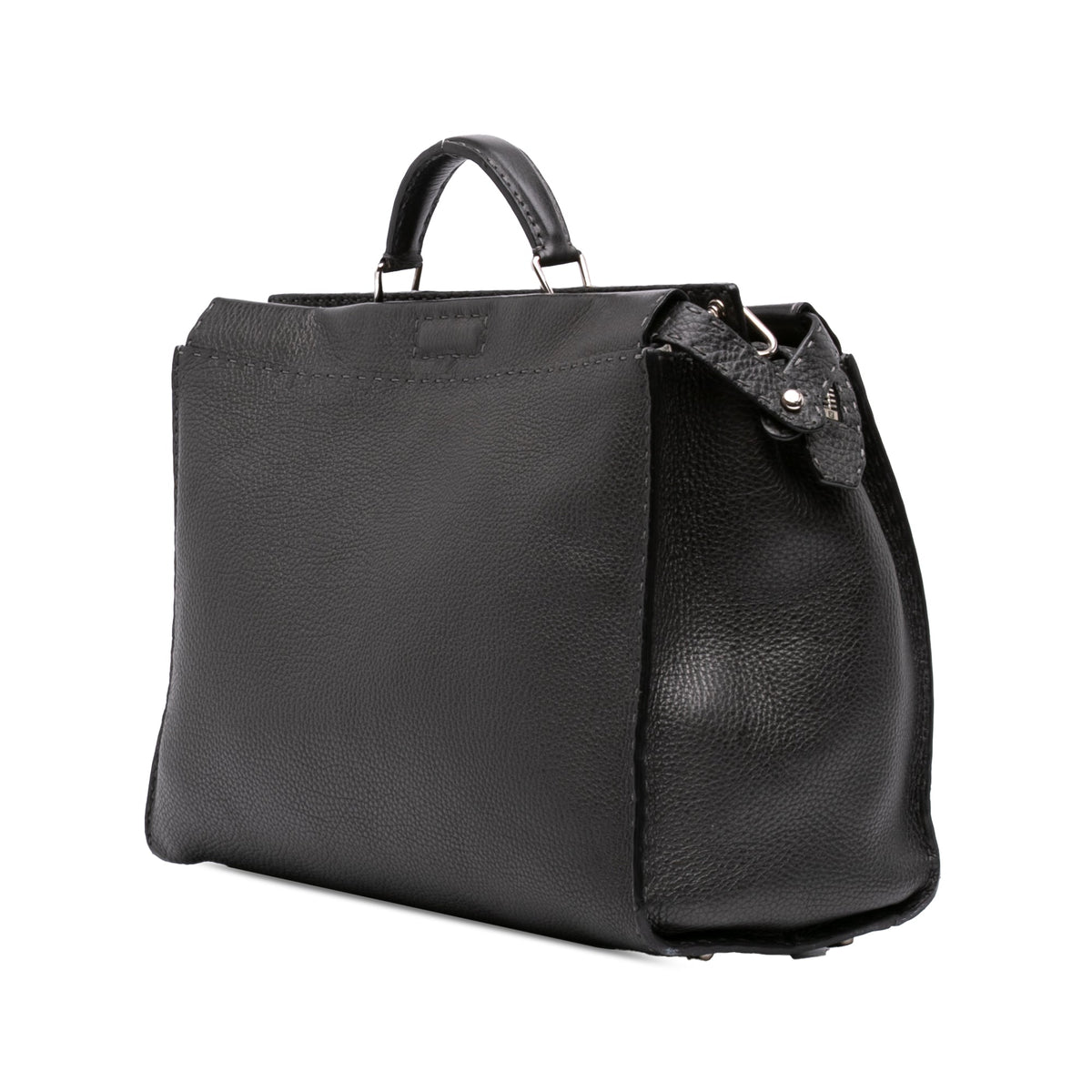Fendi Large Leather Selleria Peekaboo Iconic Fit Bag