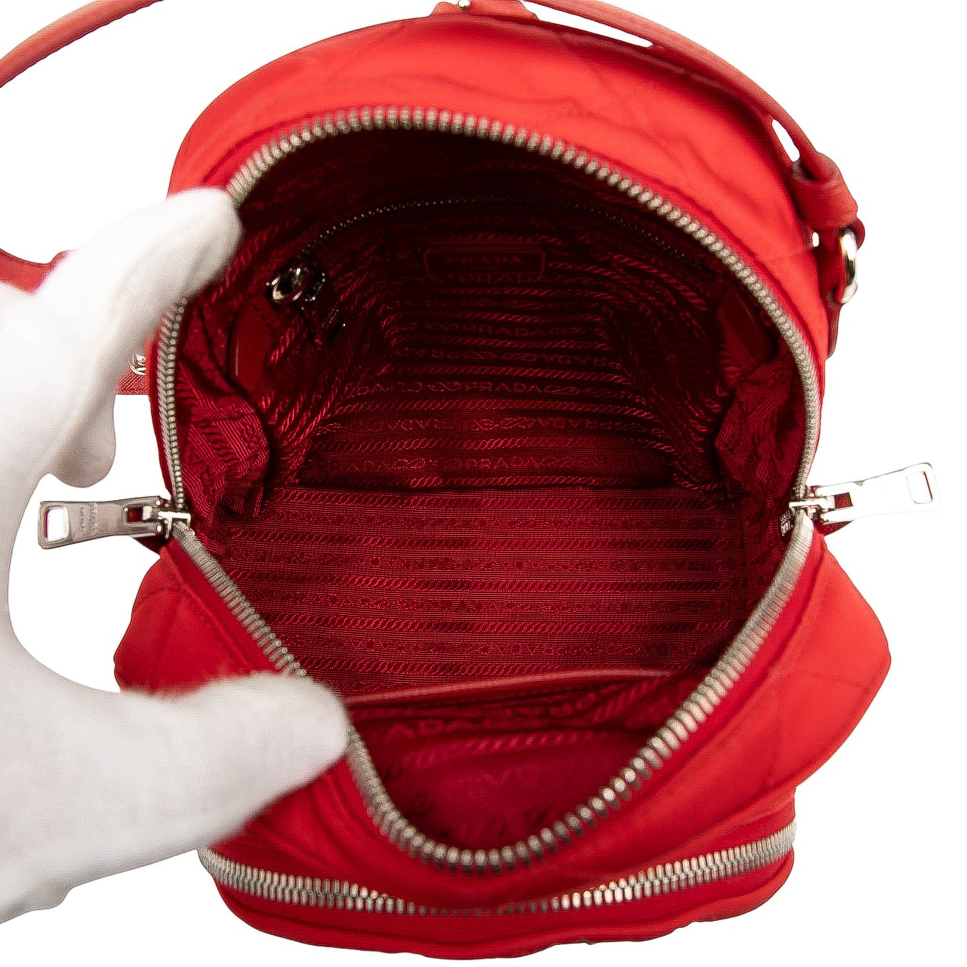 Prada Impuntu Tessuto Backpack