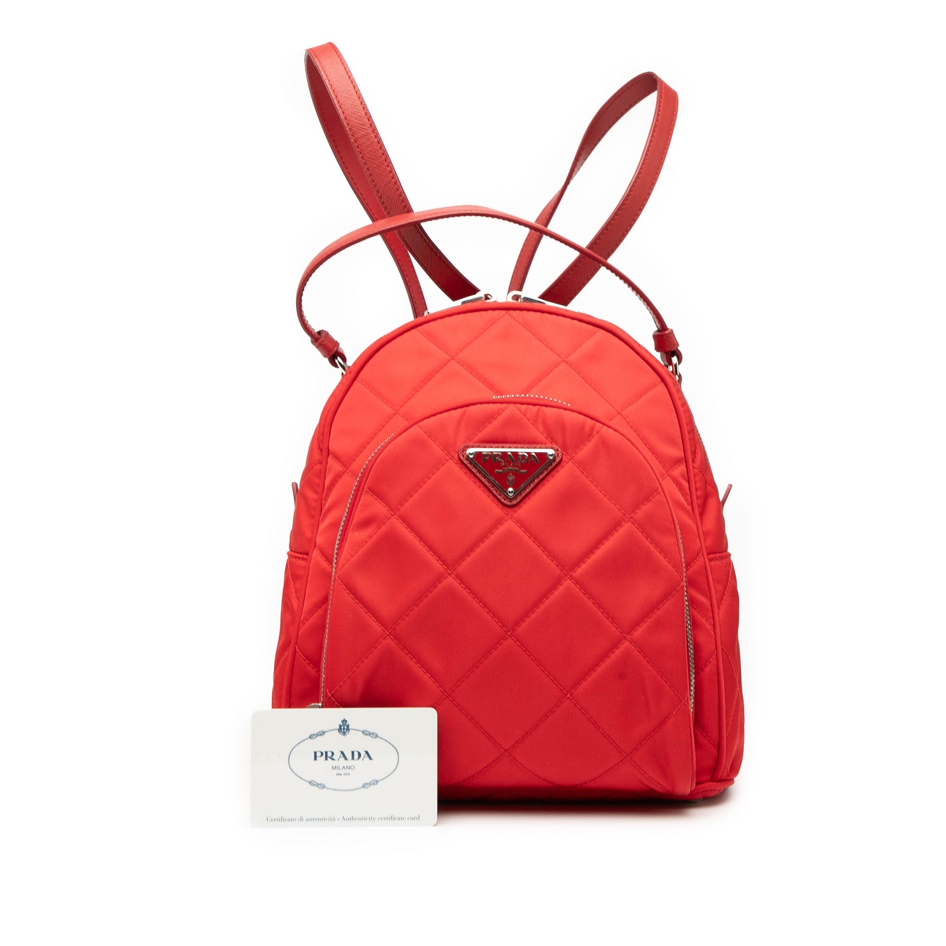 Prada Impuntu Tessuto Backpack
