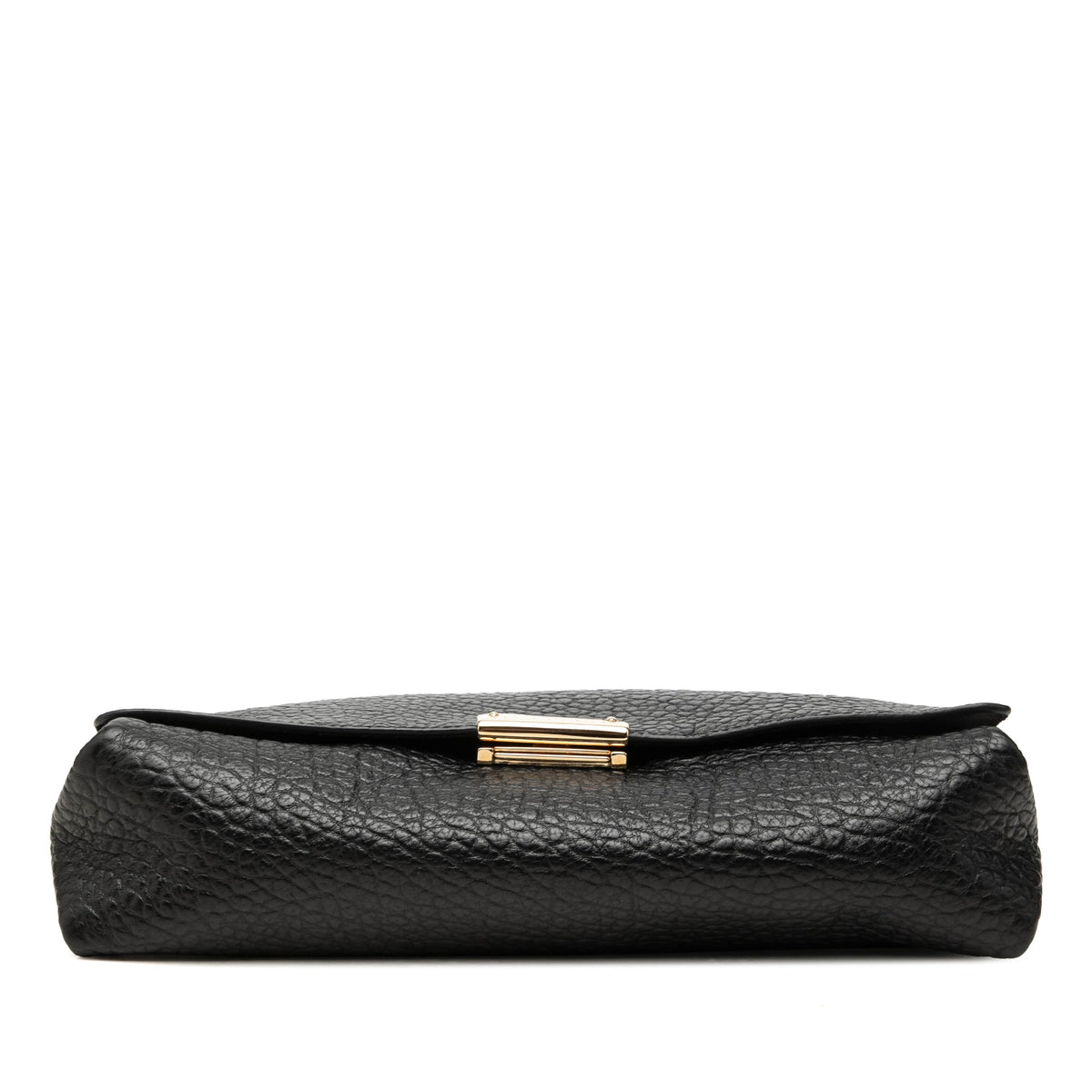 Burberry Medium Grained Calfskin Mildenhall Crossbody — Black
