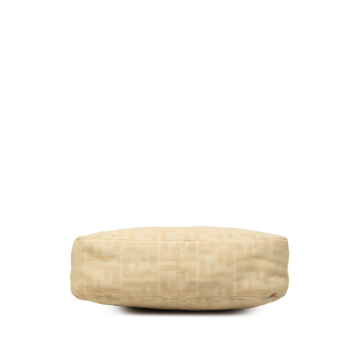Fendi Zucca Canvas Shoulder Bag — Beige