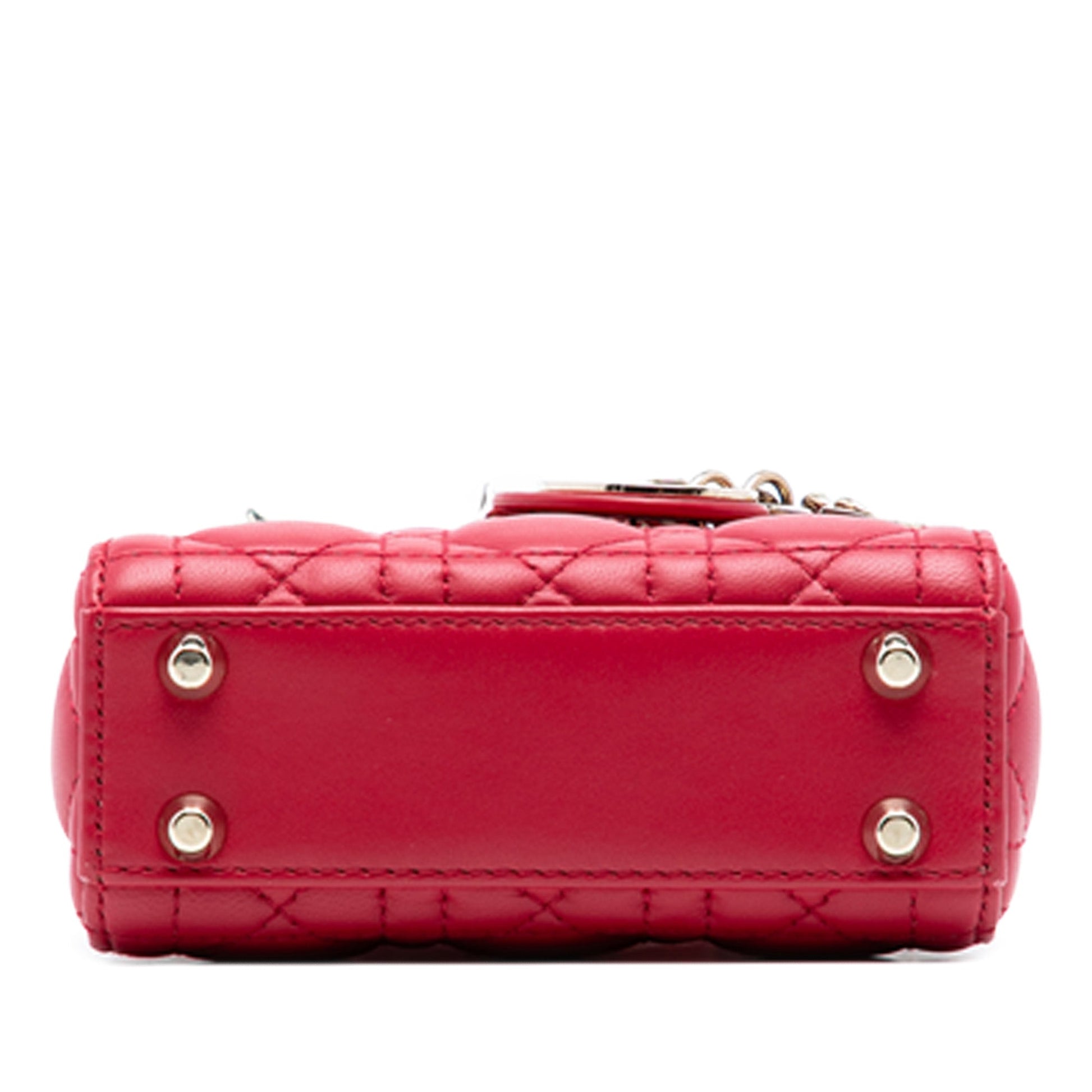 Dior Micro Lambskin Cannage Lady Dior