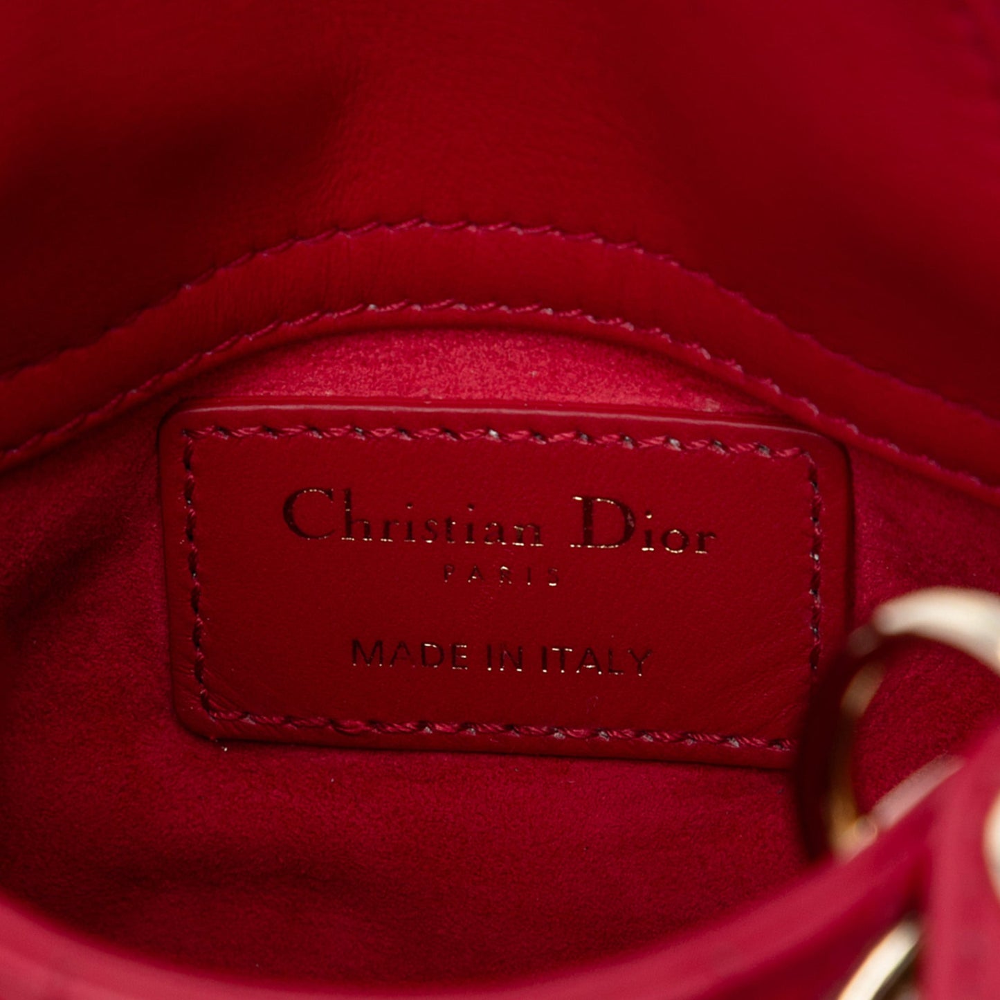 Dior Micro Lambskin Cannage Lady Dior