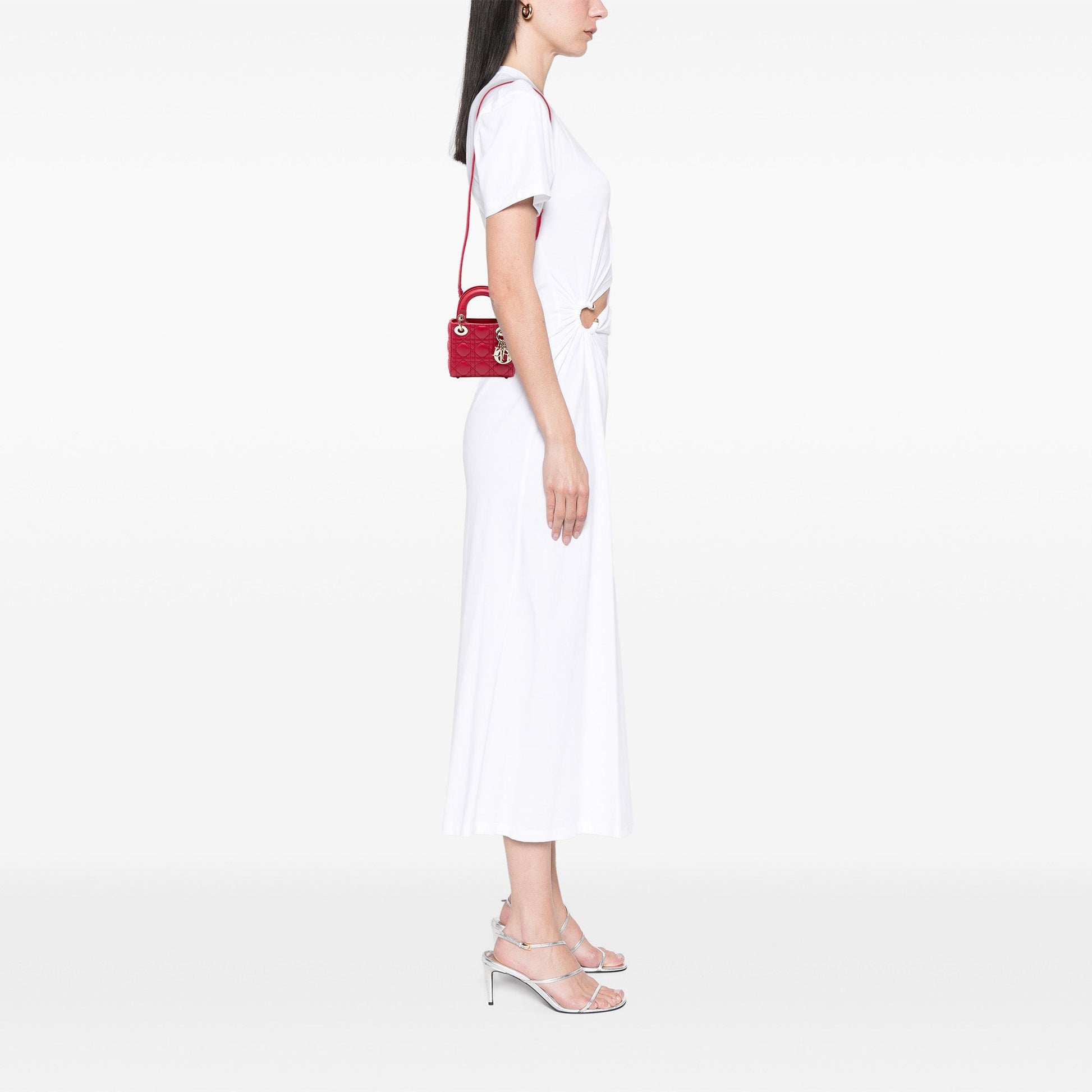 Dior Micro Lambskin Cannage Lady Dior