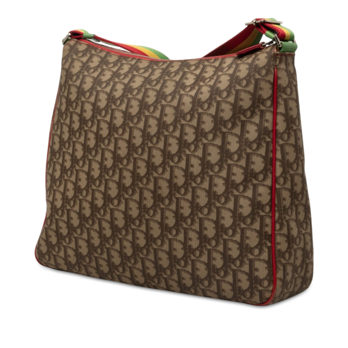 Dior Oblique Canvas Rasta Crossbody — Beige