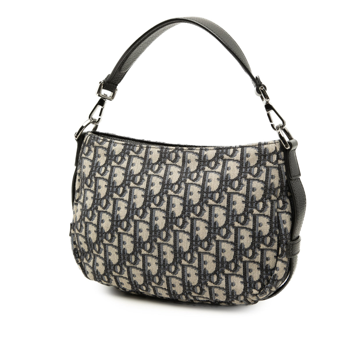 Dior Mini Oblique Canvas Soft Saddle Satchel