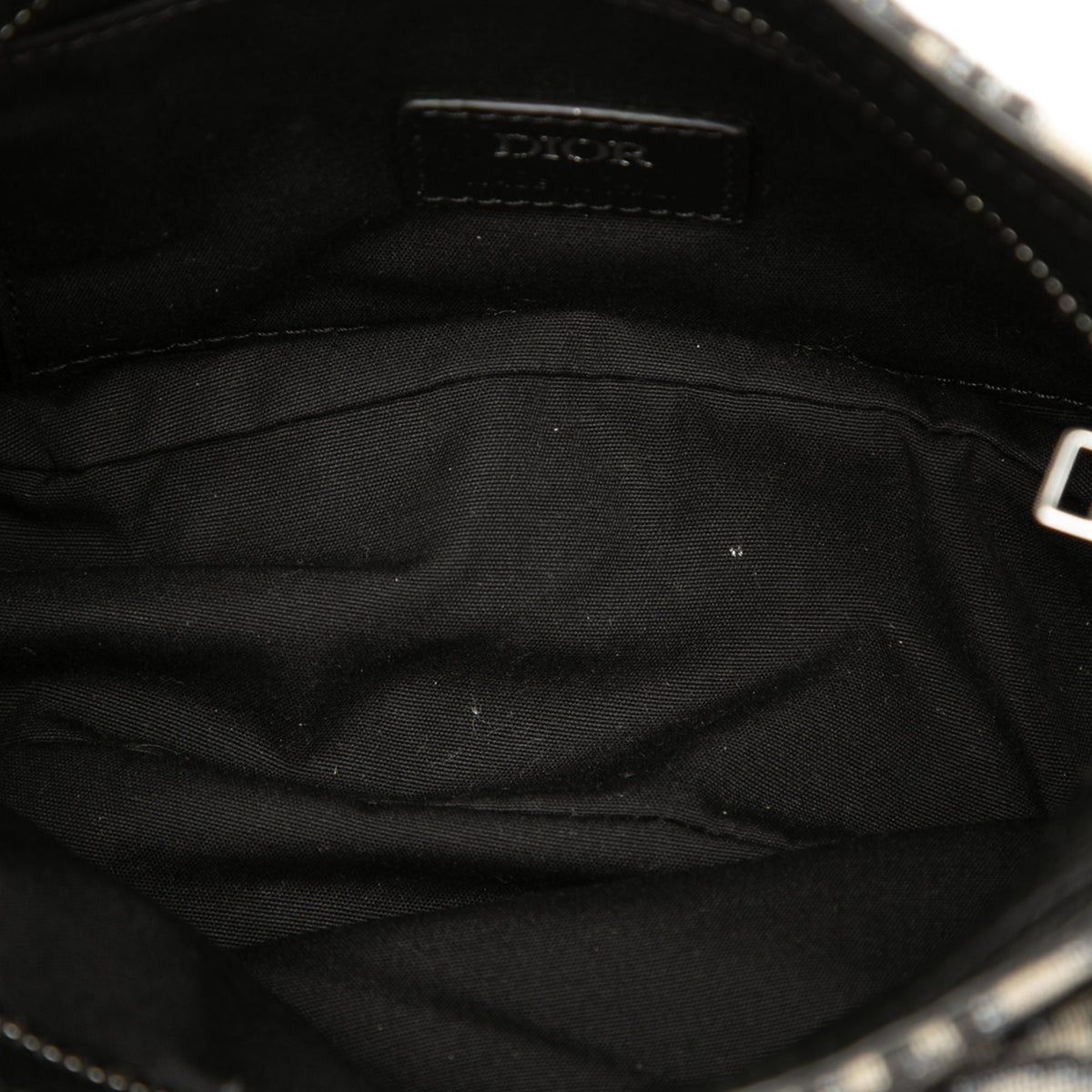 Dior Mini Oblique Canvas Soft Saddle Satchel