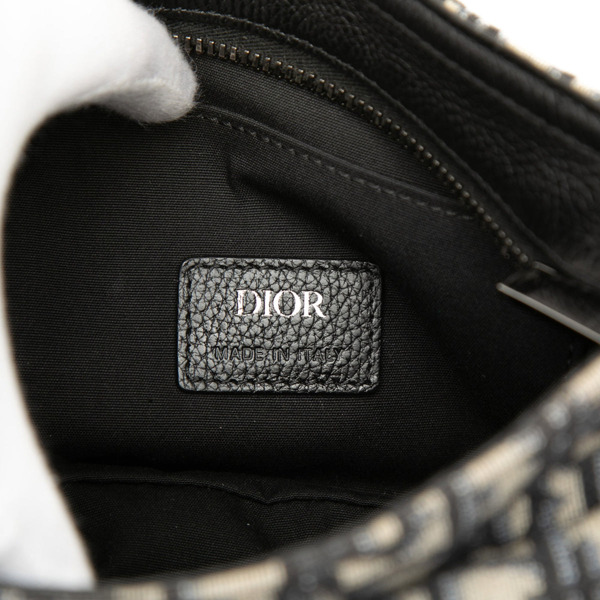 Dior Mini Oblique Canvas Soft Saddle Satchel