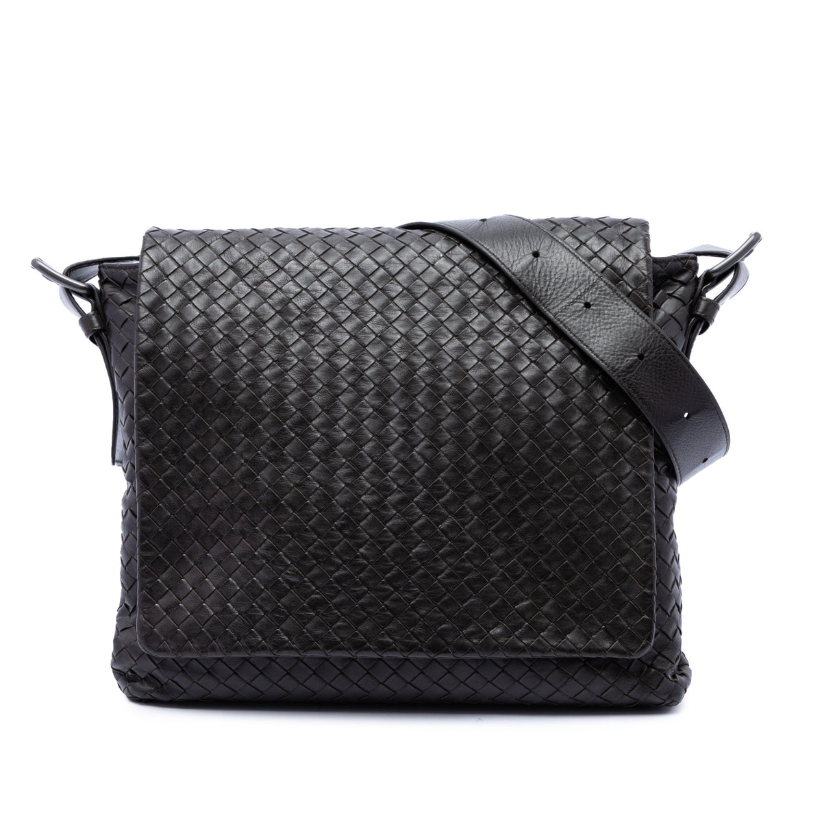 Bottega Veneta Nappa Intrecciato Messenger Bag
