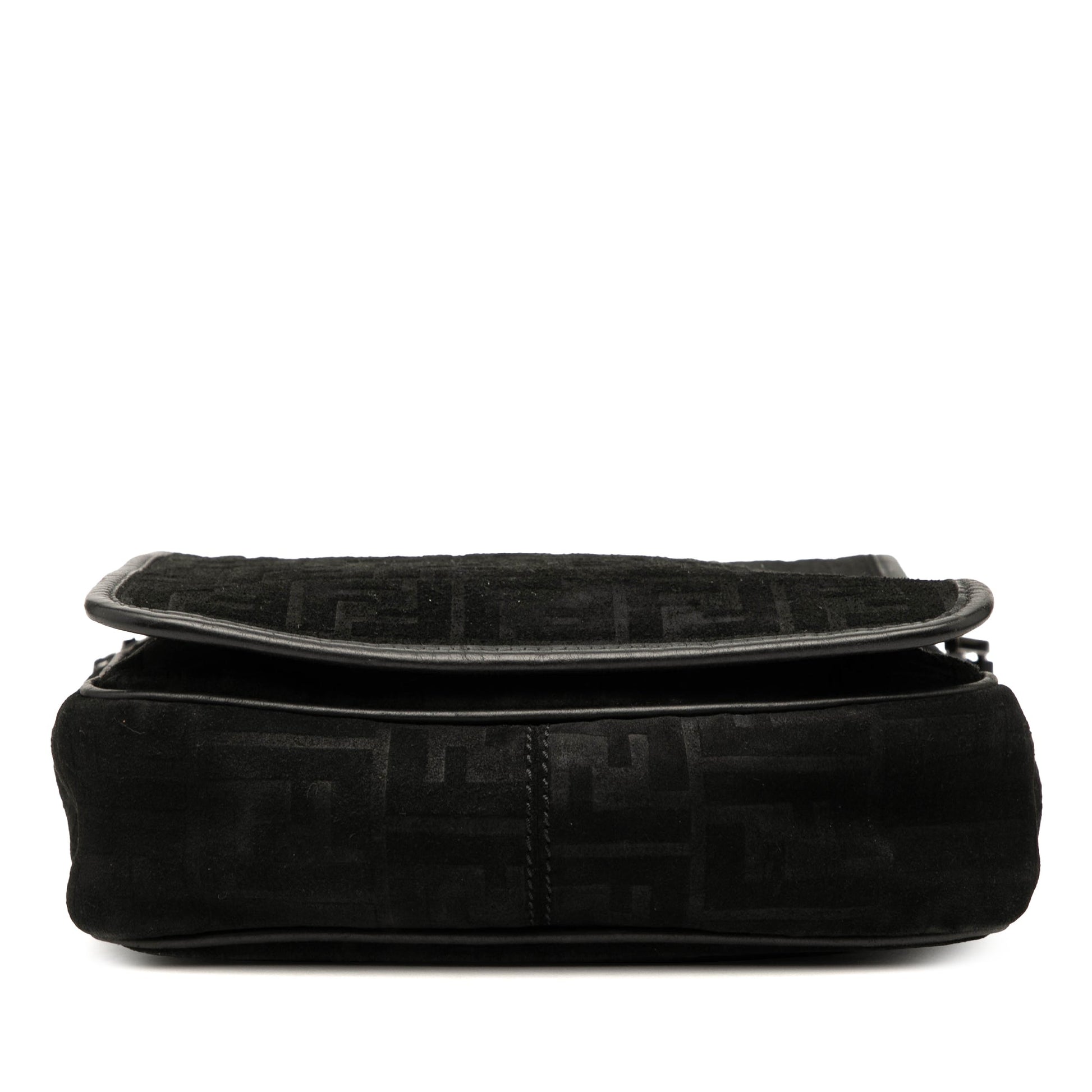 Fendi Zucca Suede Crossbody