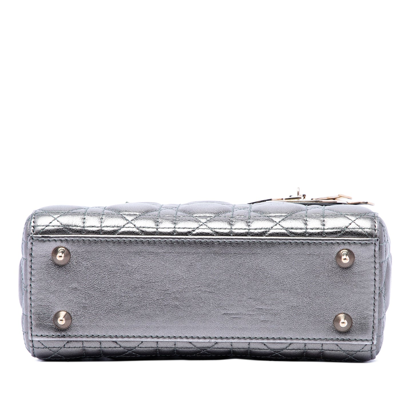 Dior Small Metallic Lambskin Cannage My ABCDior Lady Dior