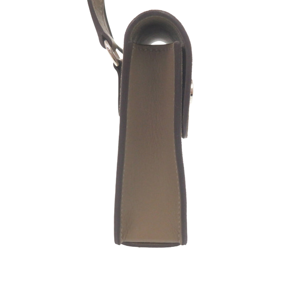 Hermès Grizzly Hermesnap Wallet On Strap — Brown