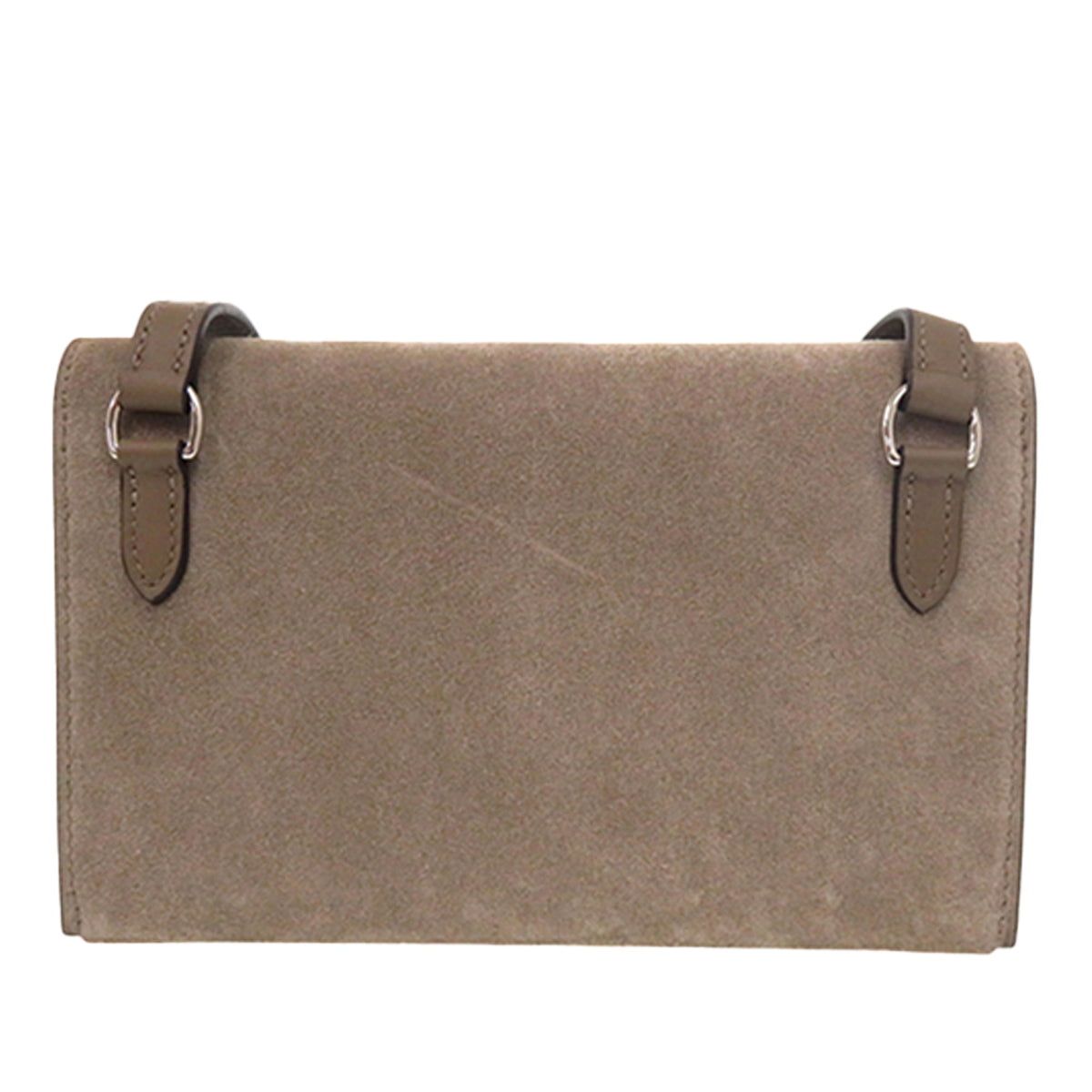 Hermès Grizzly Hermesnap Wallet On Strap — Brown