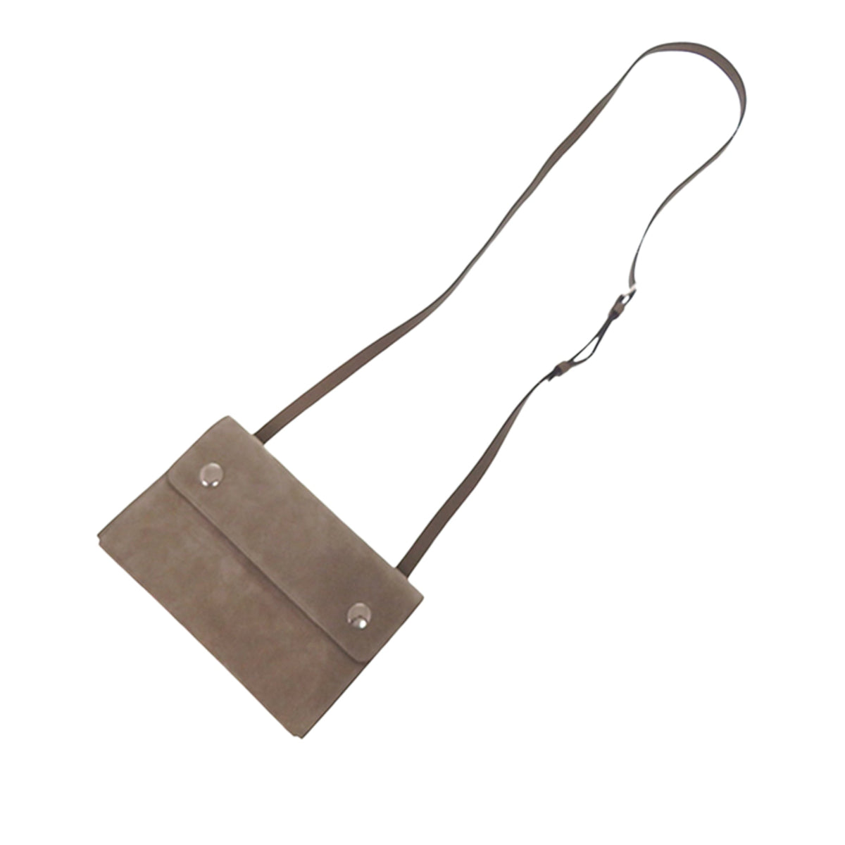 Hermès Grizzly Hermesnap Wallet On Strap — Brown