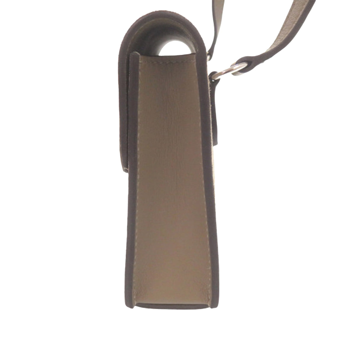 Hermès Grizzly Hermesnap Wallet On Strap — Brown