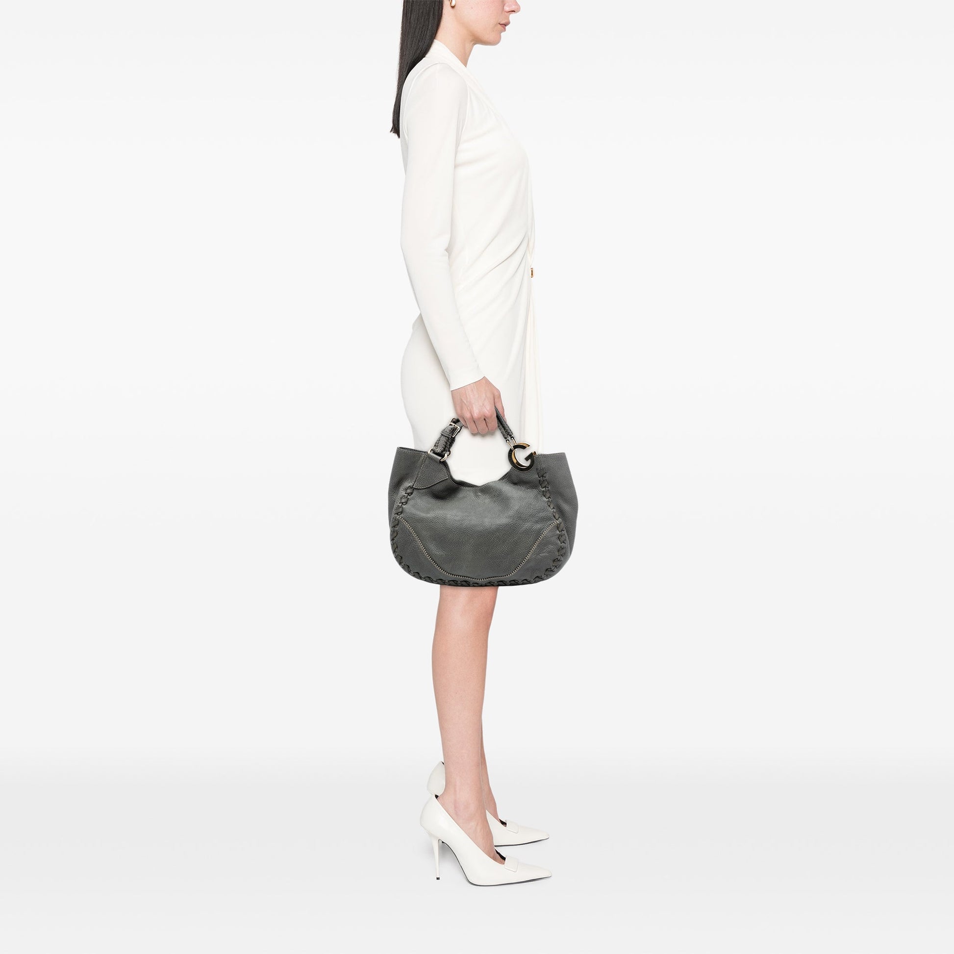 Gucci Leather Charlotte Tote