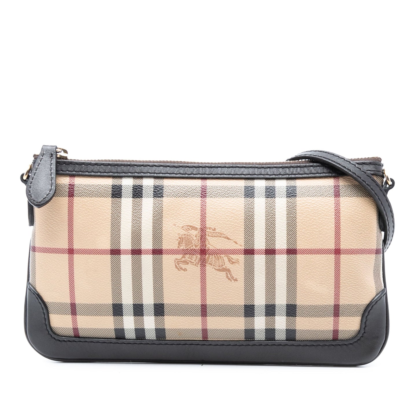 Burberry Haymarket Check Coated Canvas Peyton Crossbody