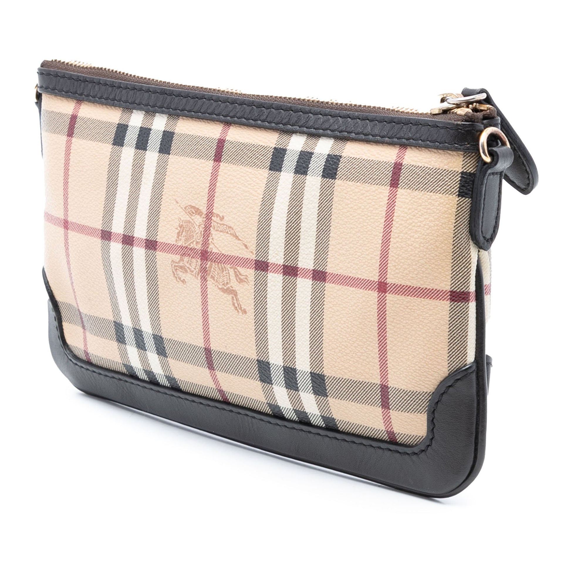 Burberry Haymarket Check Coated Canvas Peyton Crossbody