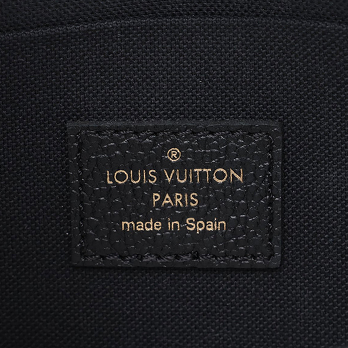 Louis Vuitton Monogram Empreinte Pochette Felicie — Black