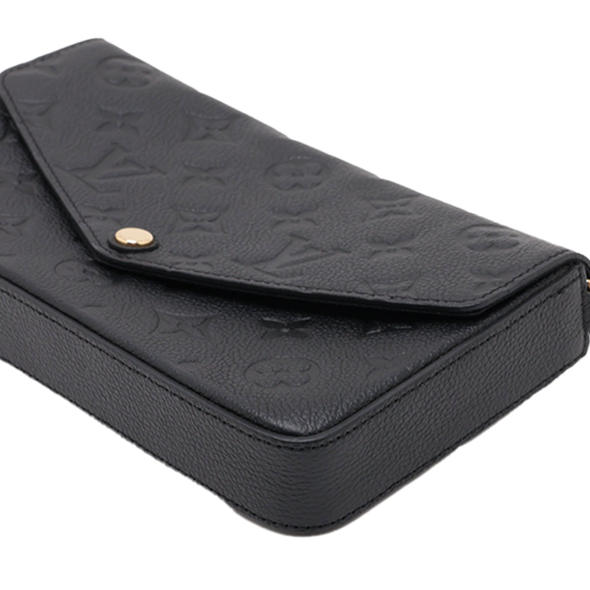 Louis Vuitton Monogram Empreinte Pochette Felicie — Black
