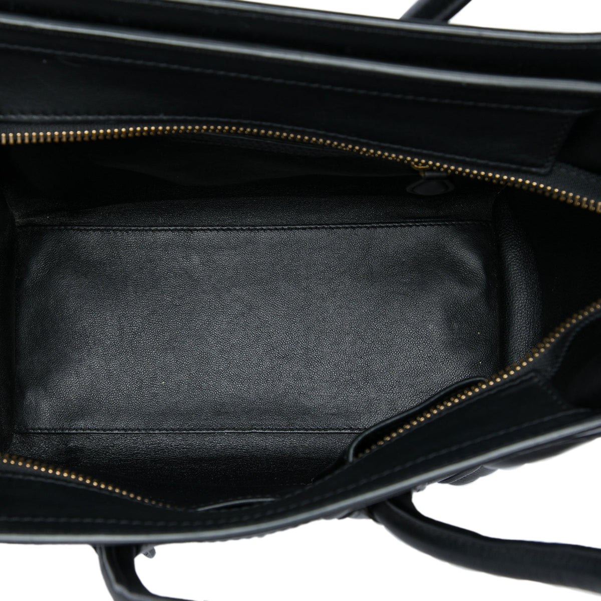 Celine Micro Tricolor Leather Luggage Tote