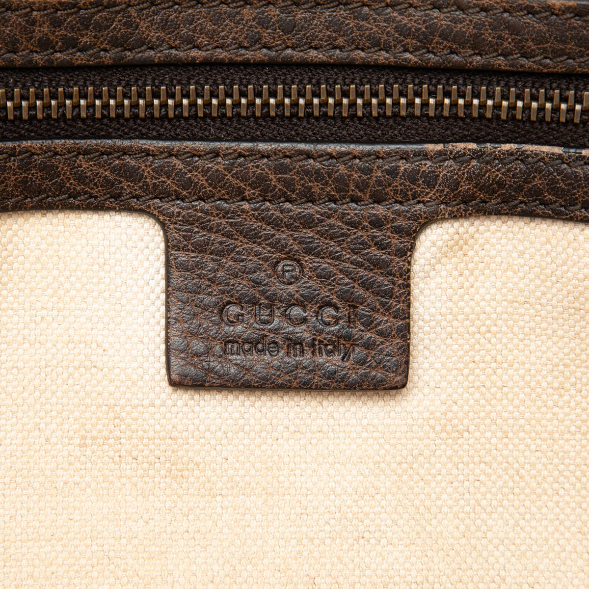 Gucci GG Canvas Laidback Crafty Handbag — Beige