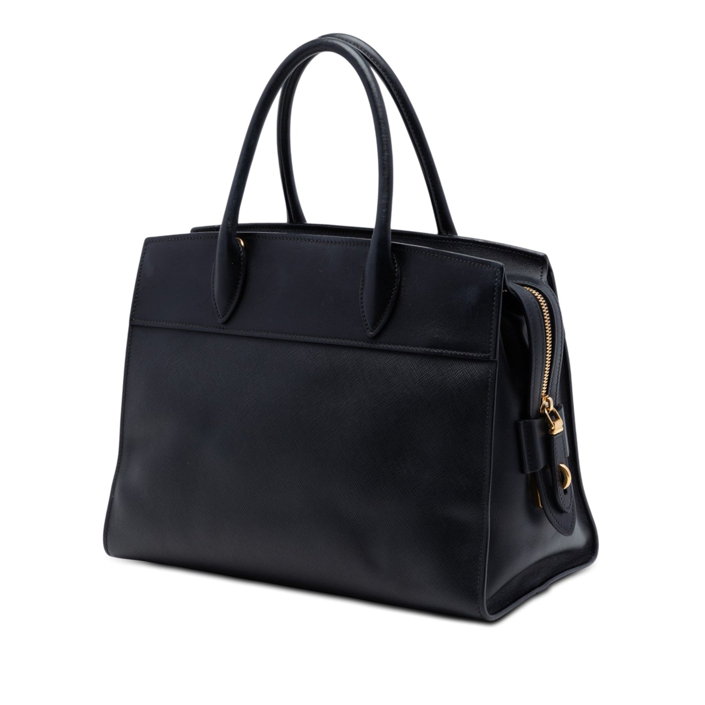 Prada Saffiano and City Calf Esplanade Satchel