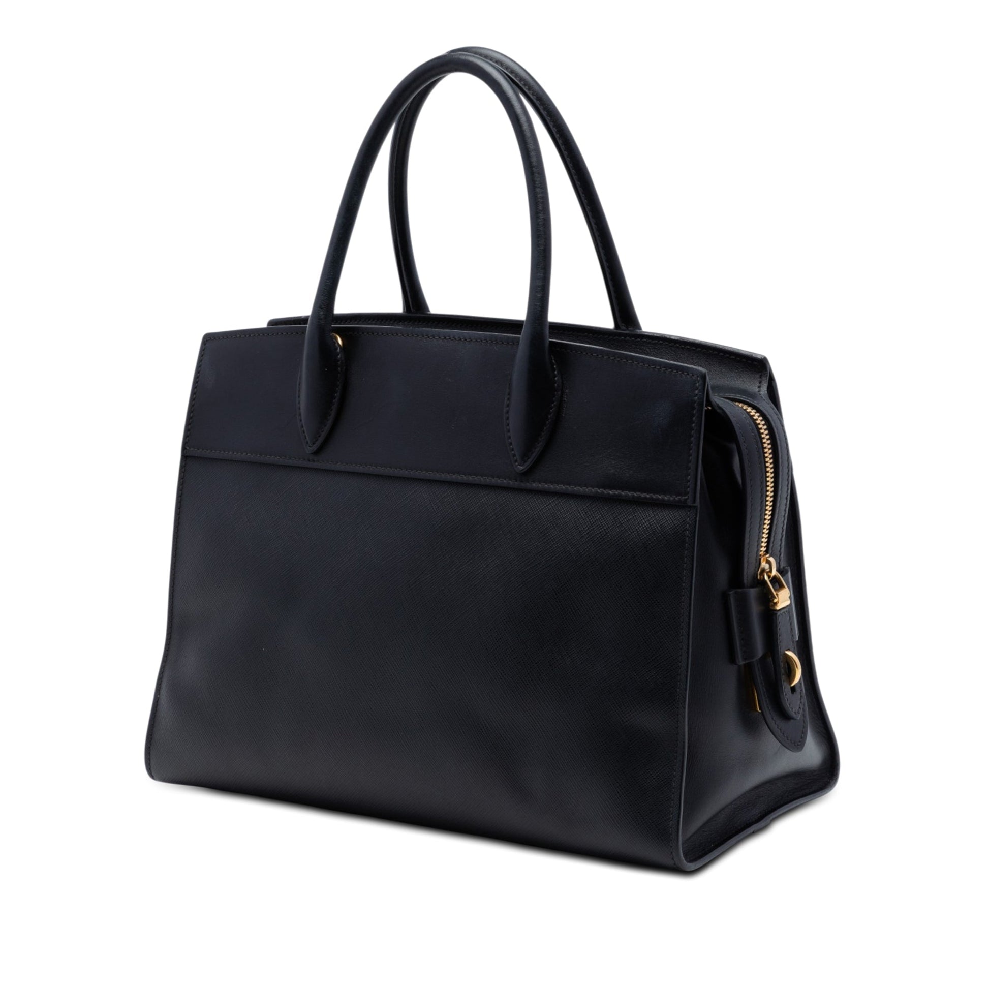 Prada Saffiano and City Calf Esplanade Satchel