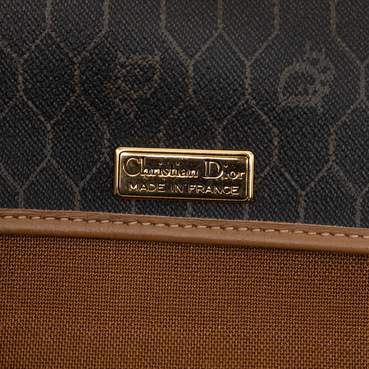 Dior Honeycomb Coated Canvas Crossbody