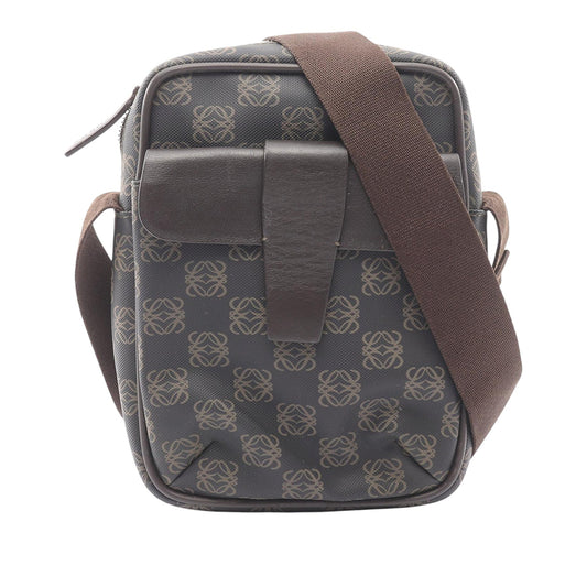 LOEWE Coated Canvas Repeat Anagram Crossbody