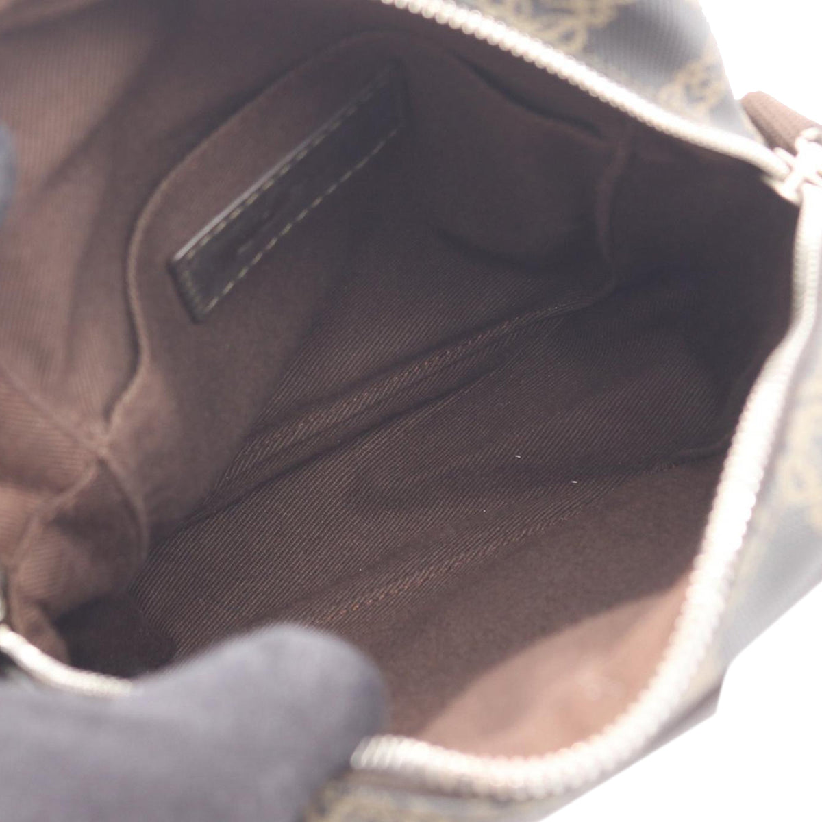 LOEWE Coated Canvas Repeat Anagram Crossbody
